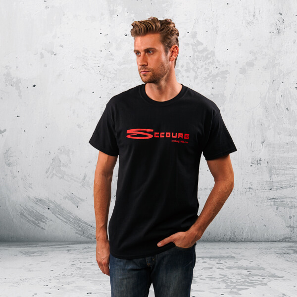 Seeburg-Red-Logo-Tee-Guy-Composite-600px-web-93kb-tpg